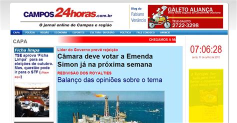 campos 24 horas hoje|jornal de campos dos goytacazes de hoje.